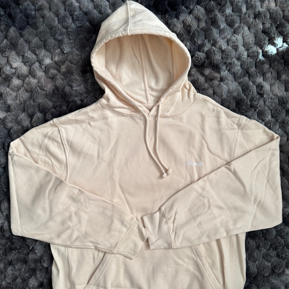 GRIZZLY GRIPTAPE Men's Beige Hoodie Sweater